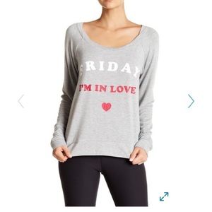 “Friday I”m in Love”  Gray Sweater